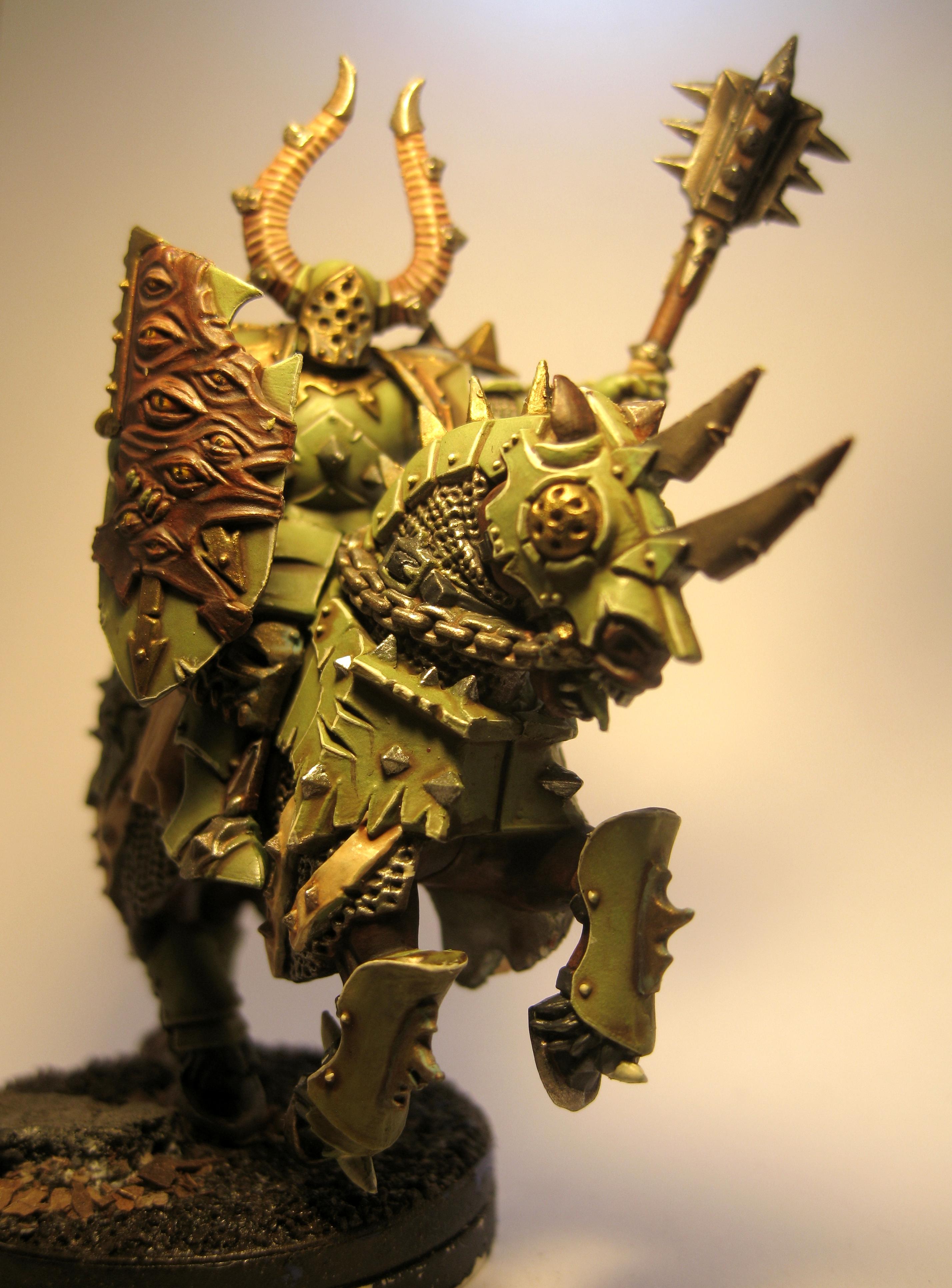 Cavalry, Chaos, Chaos Knight, Horse, Nurgle, Work In Progress chaos